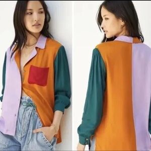 FARM Rio Multicolor Button Down Shirt